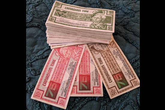 Canadian Tire money